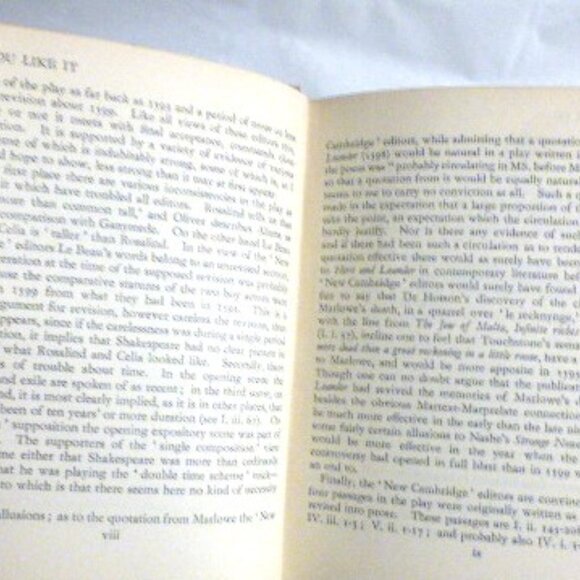 1934 1st Ed. Published The New TEMPLE SHAKESPEARE M.R Ridley Theatre Play Book - Picture 8 of 10